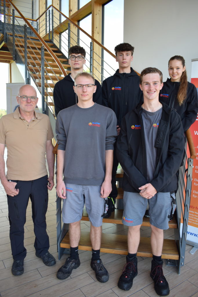 von links: Martin Kistler, Samuel Möbius, Leonard Svoboda, Lucas Hoffmann, Leonard Wallner, Magdalena Drexl